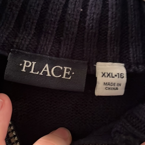 Women’s Long Sleeved Sweater, Black, Size XXL (16), Place, Zips up - Picture 5 of 6